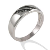Anello Gemoro in Oro bianco Diamante 0.06 Ct AU090BIA - AU090BIA